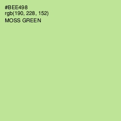 #BEE498 - Moss Green Color Image